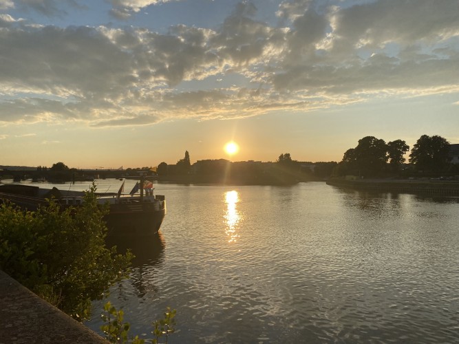 Sunset at Deutsches Eck